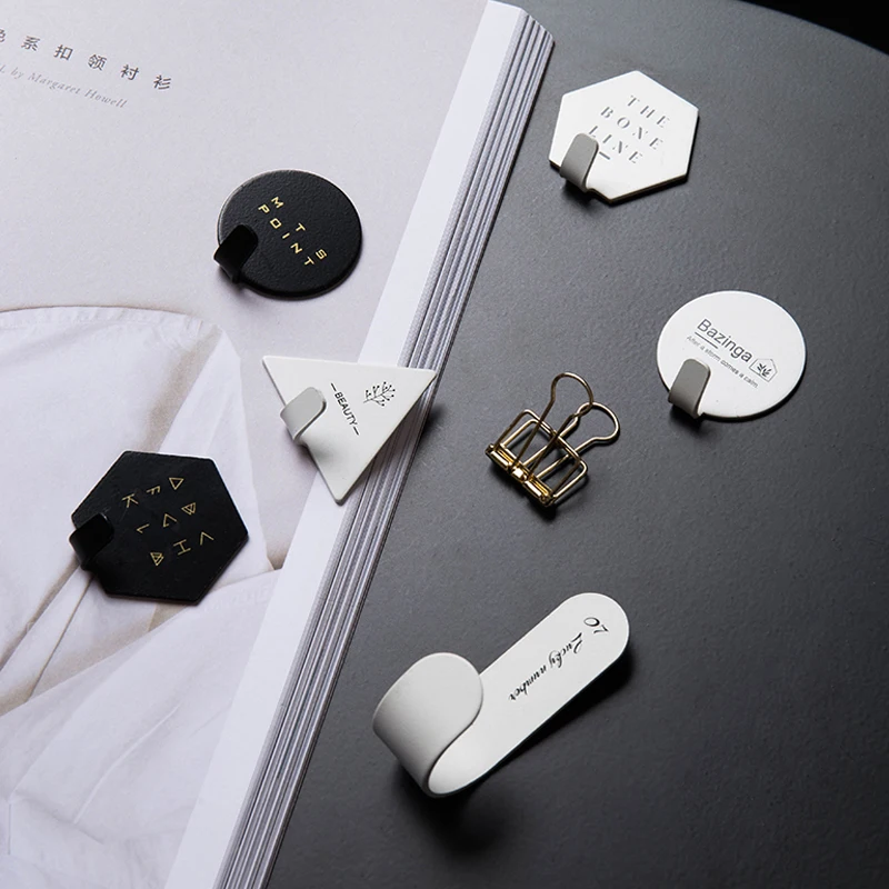 Креативный крепкий клей кованый железный маленький крючок для пальто настенный