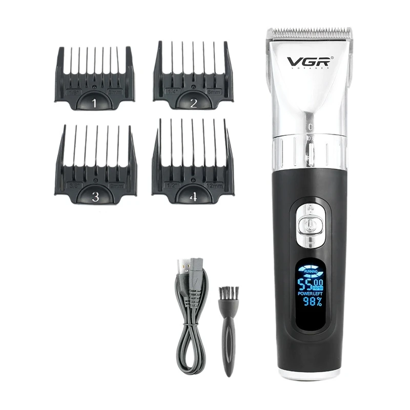 

VGR V-069 Hair Clipper Trimmer for Men Rechargeable Professional Beard Trimmer Cutting Machine with LED Men Grooming Clippers