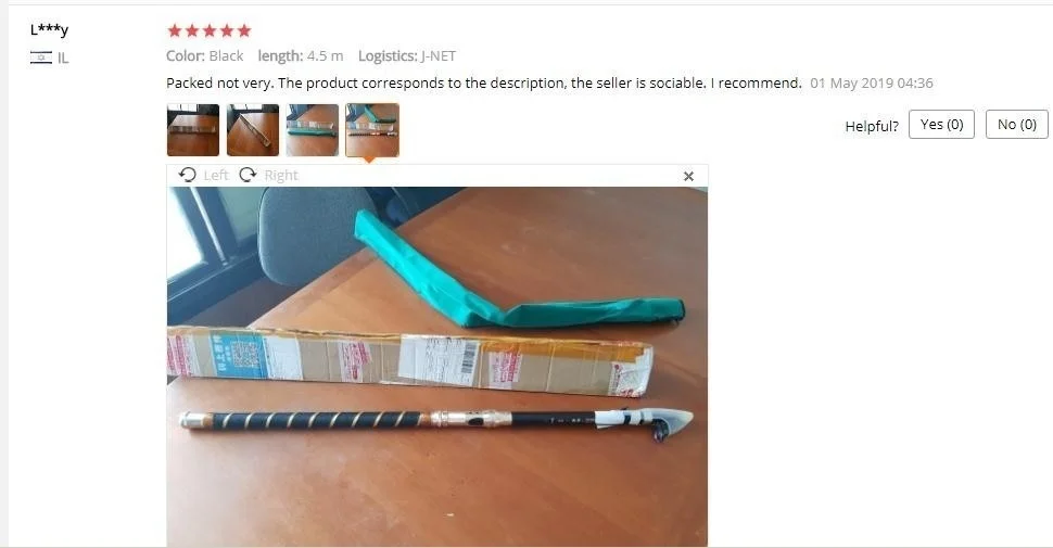 Суперуглеродное телескопическое рыболовное спиннинговое удилище 2 1/2 4/2