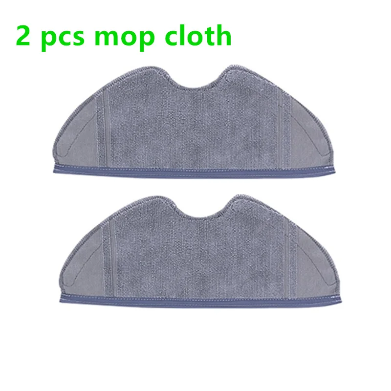 Робот Hepa фильтр Швабра Ткань основной щетки Замена для 360 S7 Роботизированный фильтр для пылесоса запасные части Аксессуары - Цвет: 2 pcs mop cloth