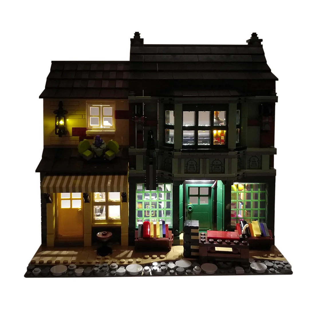 

USB Powered LED Lighting Kit For Diagon Alley 75978 (LED Included Only, No Kit) For Children Kids Educational Toys Birthday Gift