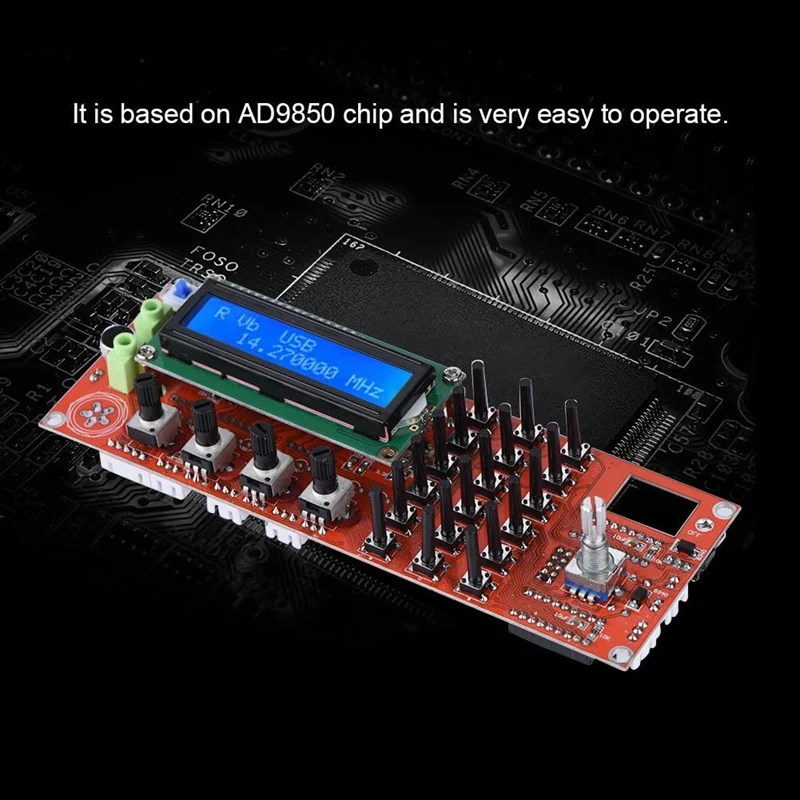 

AD9850 DDS Signal Generator Module 0-55MHz Shortwave Radio Frequency Wave Band for HAM Radio SSB6.1 Transceiver