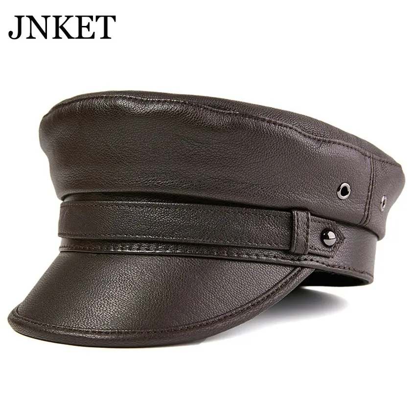 

Новый осенне-зимний берет JNKET унисекс из овчины, Кепка с козырьком, кепка, Повседневная Кепка для улицы, модная кепка с плоским верхом