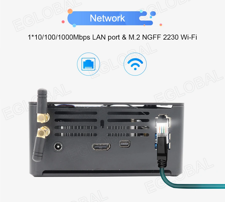 Игровой Компьютер Eglobal 8TH Gen мини ПК Core i7 8750H 4K HD Windows 10 Xeon Client NVME SSD Настольный Linux i5 i9