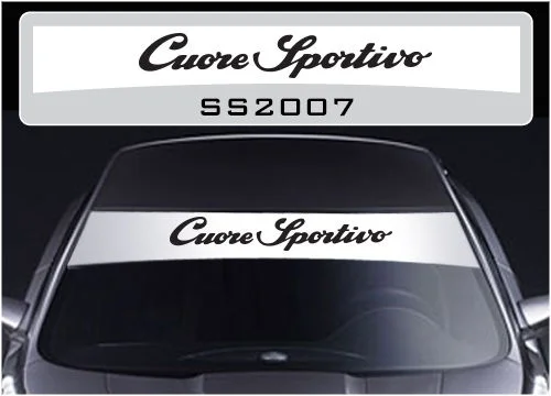 Для Alfa Romeo Cuore Sportivo sun strip графические наклейки sunstrip147 156 159 166 Giulietta Spider GT|Наклейки на