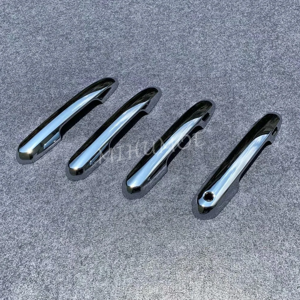 

Keyless Chrome Door Handle Cover Trims For Toyota RAV4 2019 2020 Accessories