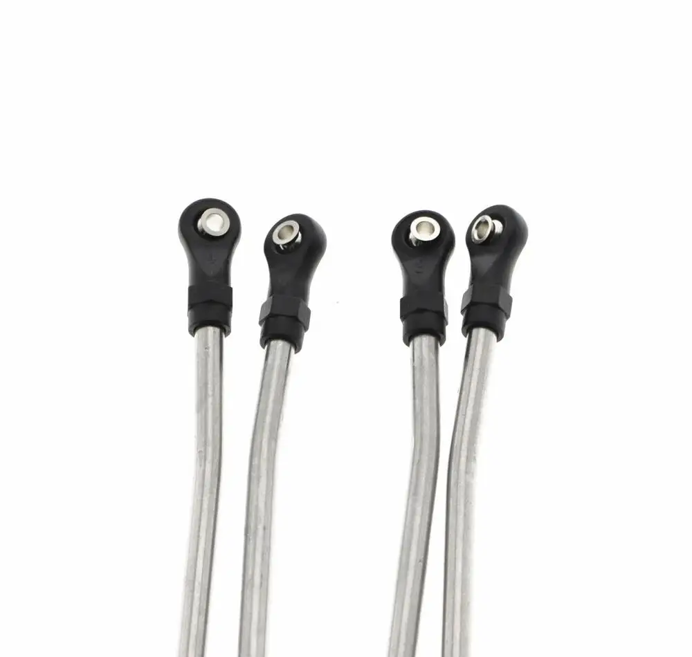 

10Pcs/Set Stainless Steel Assembled Link Plastic Rod End for 1/10 RC Crawler 324mm Wheelbase Traxxas TRX4 TRX-4 Upgrade Parts