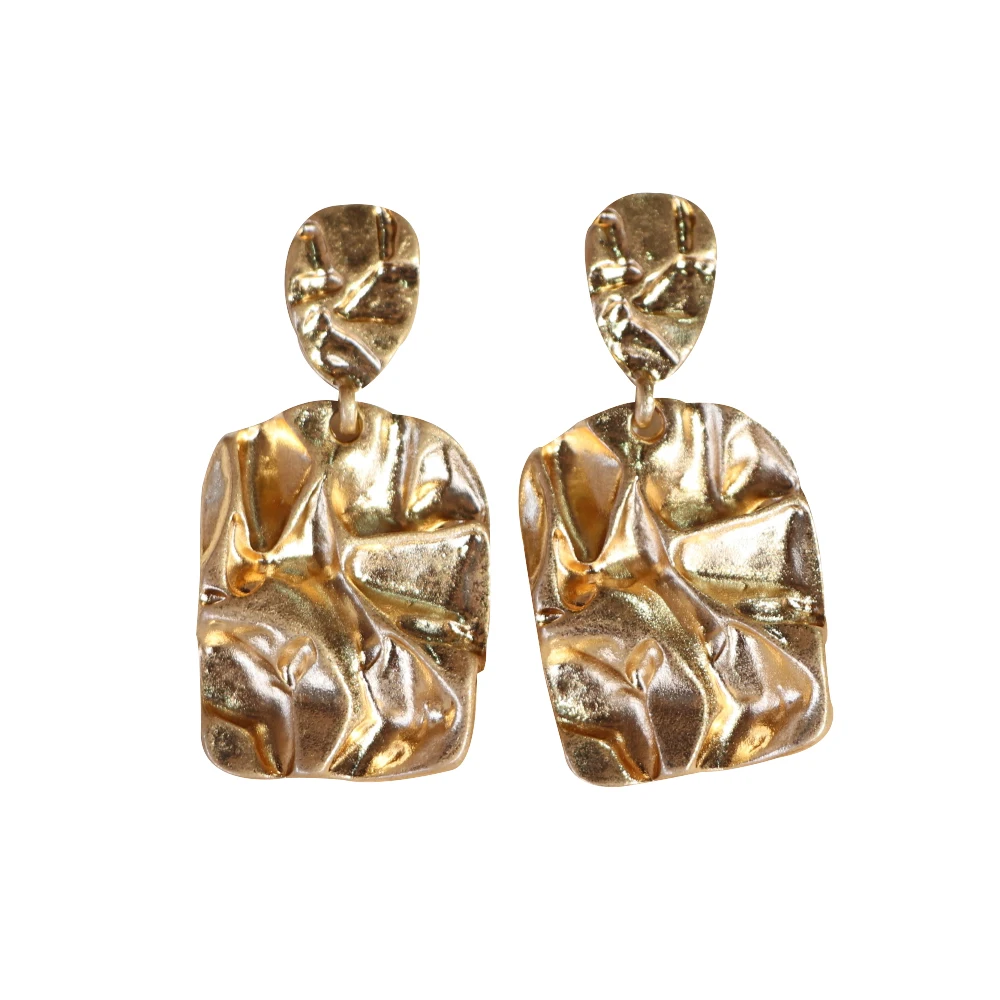 Vintage Big Earrings For Women Trend Fashion Geometric Gold Silver Pendant Jewelry | Украшения и аксессуары