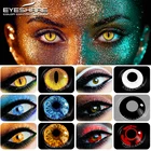 Контактные линзы EYESHARE, 2 шт., цветные контактные линзы ed, цветные линзы для аниме косплея, макияжа, цветные линзы для глаз, белые, черные, ежегодные контактные линзы