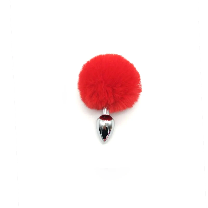 Small Size Metal Rabbit Tail Anal Plug Stainless Steel Bunny Butt Sex Toys for Women Adult Products | Красота и здоровье