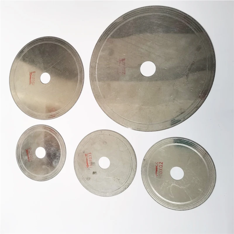 

1pcs Ultra-thin Diamond Circular Saw Blade 3/4/5/6/8 Inch Cutting Arbor Disc Cut Jade Discs For Agate Glass Gems Stone Slits