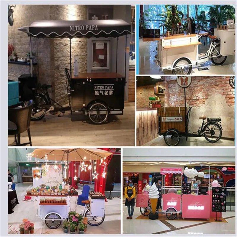 Электрический трехколесный велосипед для перевозки еды Frond грузоподъемность 3