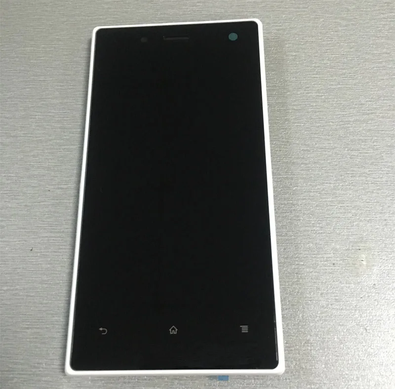 Для sony Ericsson для Xperia Acro S LT26W lcd + сенсорный экран с дигитайзером рамка в сборе белый