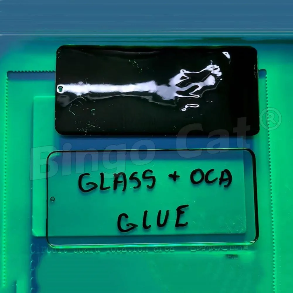 10set front outer glass 3m t oca frame adhesive for samsung galaxy s20 s10 s8 s9 plus s21 ultra mobile phone screen parts free global shipping