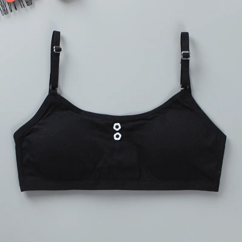 

4PS Girl Bra Teen Crop Top Underwear Teenager Vest Racerback Puberty Sport Training Bras Streetwear Tube Top 7-14Y 10 9 Kid Gift