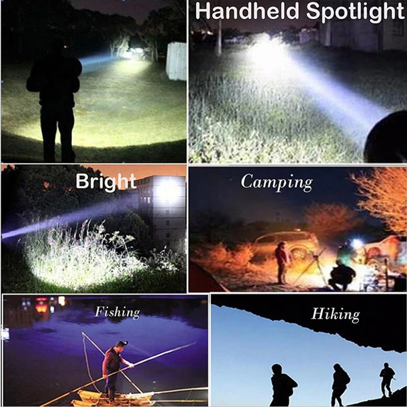

4 Inch 100W Automoblies Searchlight LED Projector Lamps Handheld Hunting light Fishing Outdoor Camping Lighting work lights