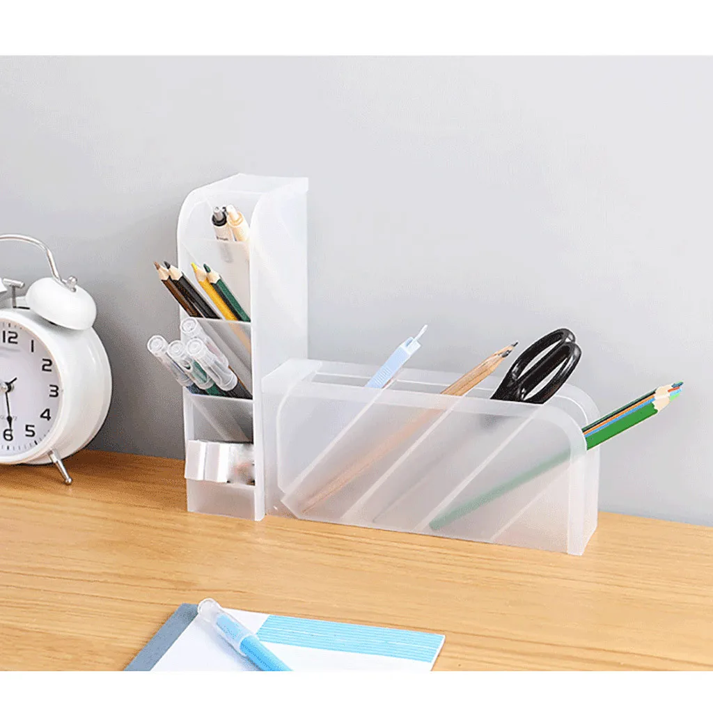 White Transparent Plastic Makeup Organizer Make Up Brush Storage box with Drawer Cotton Swabs Stick case Dropship 823 | Дом и сад