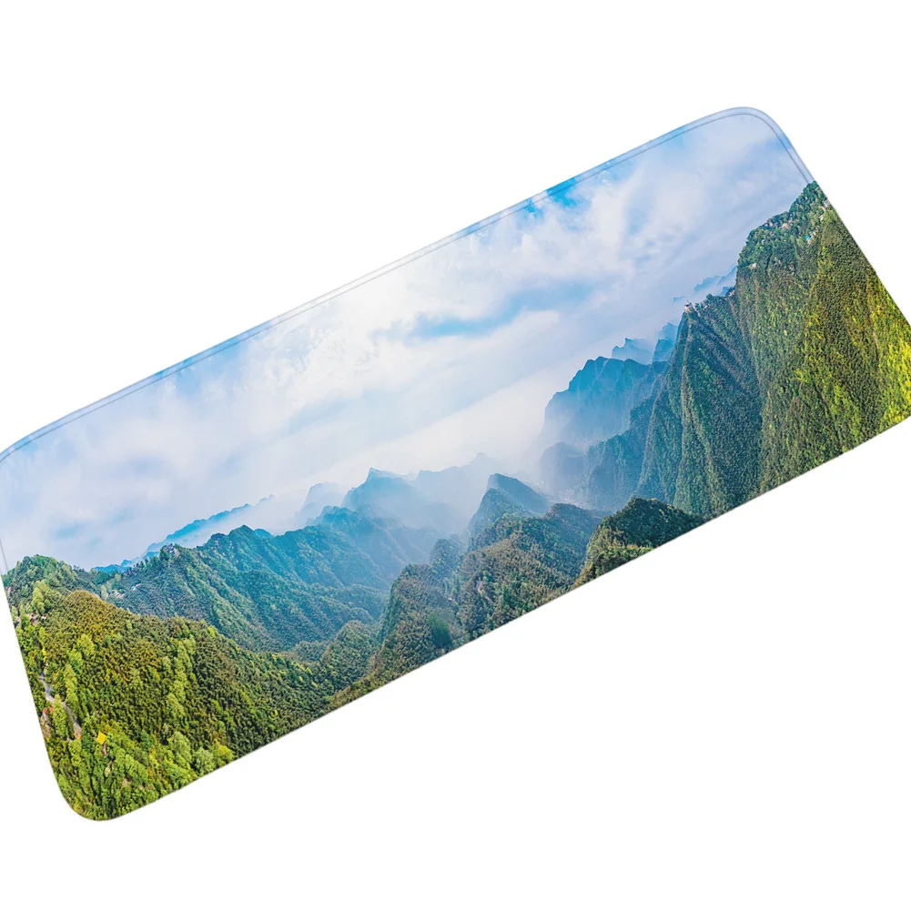 Zeegle фланелевый длинный кухонный коврик для гостиной Открытый Коврик двери