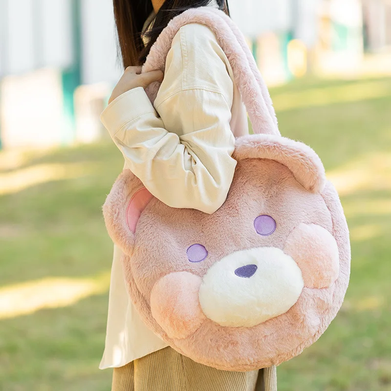 Японские плюшевые рюкзаки с милым медведем из аниме мультфильма рюкзак