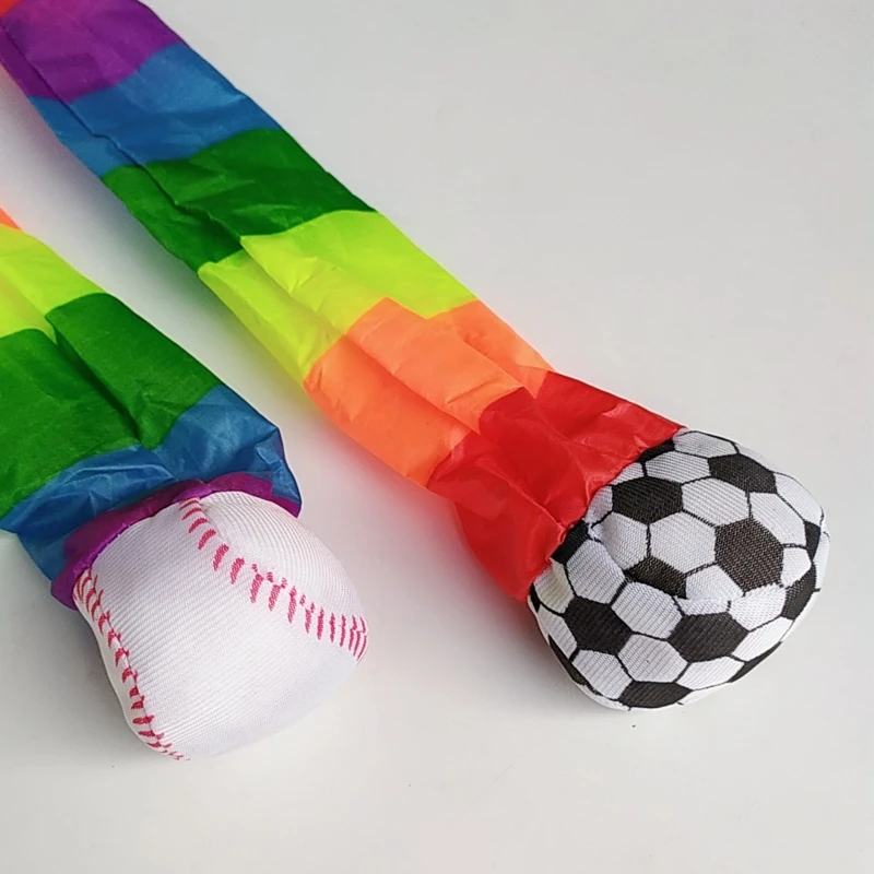 Bola de meteorito de cola de arco&iacute;ris para ni&ntilde;os, juguete sensorial de entrenamiento escolar, pelota para atrapar al aire libre-4