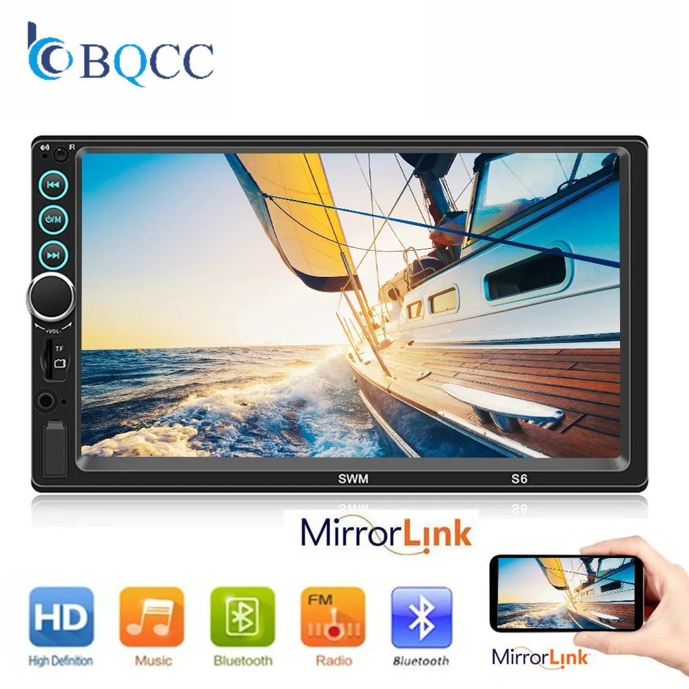 Car Radio Bluetooth 7&quot 2din Universal Touch Screen Audio Stereo MP5 FM USB Multimedia Player Rear View Camera | Автомобили и