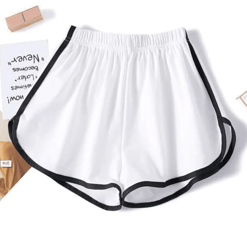 

New summer shorts women's simple Korean version of yoga loose large size high waist wide leg pants home casual wear leggings