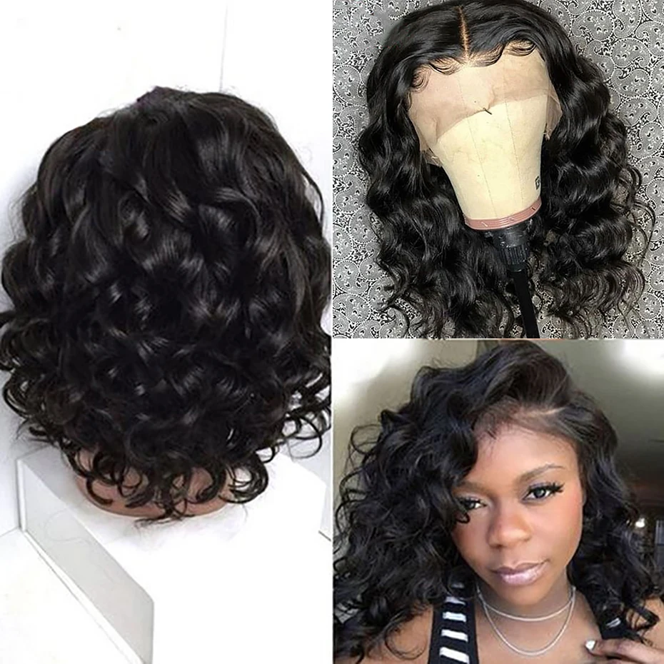 Синтетические волосы на кружеве парики с детскими волосами бразильский Волосы