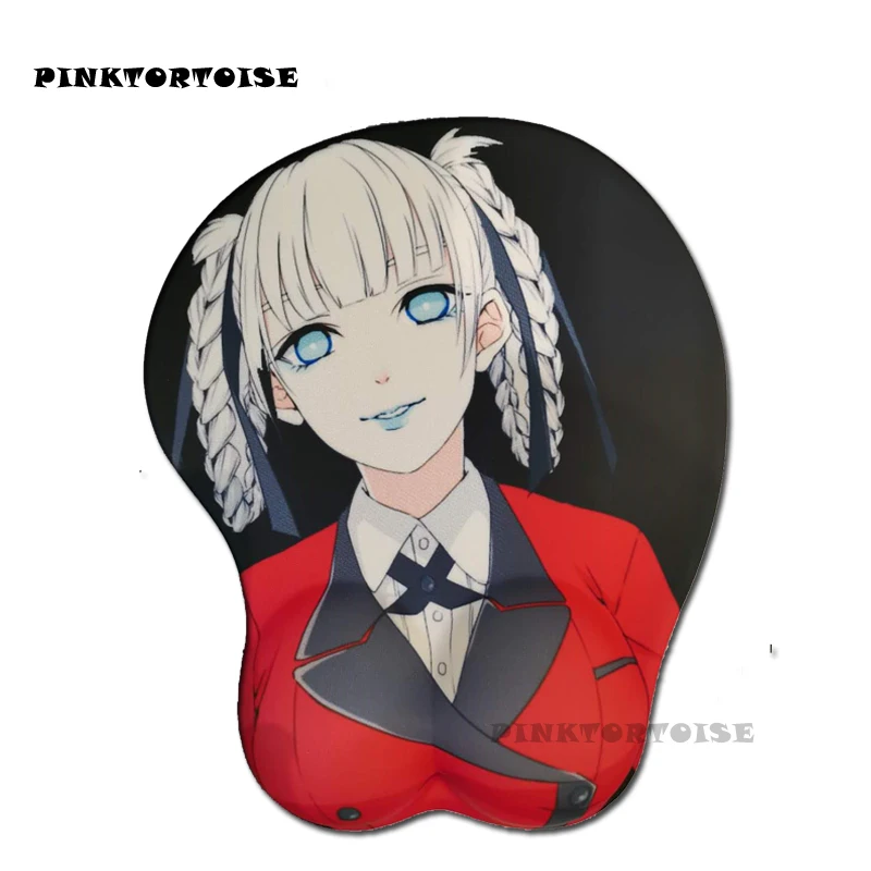 

New arrival Mouse Pads 3D Momobari Kirari Chest With Wrist Rest Support Mouse Pad Silicone Gel Hand Anti-slip mice Mat