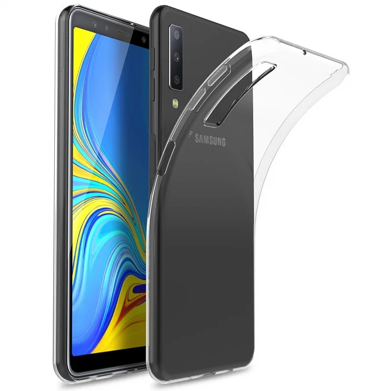 TPU Мультяшный Рождественский чехол для samsung Galaxy A10 A30 A50 A70 A80 Санта Клаус мягкий чехол TPU для samsung A6 A7 A8 Plus A9 - Цвет: TPU