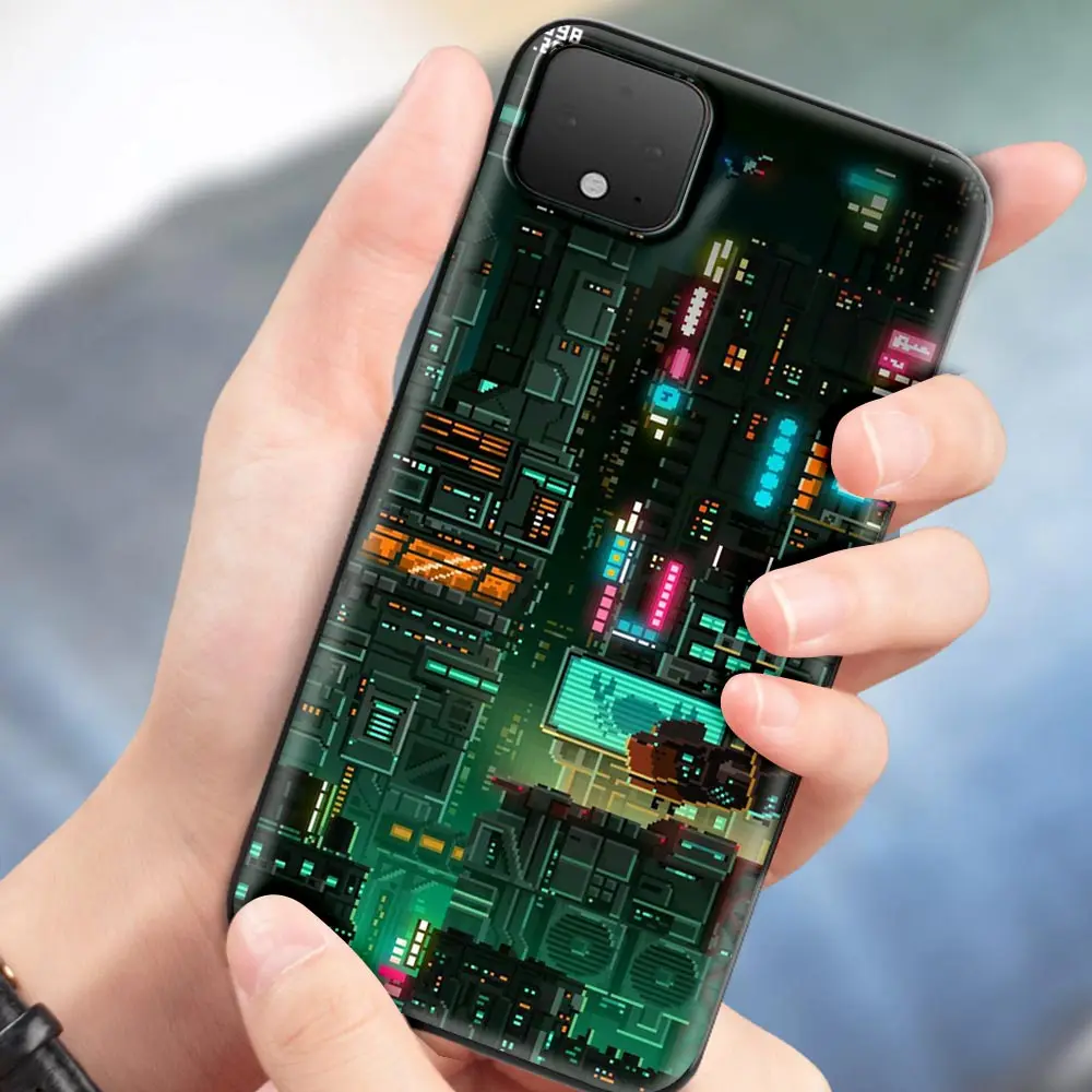 

Text painting Circuit board Shockproof Cover for Google Pixel 4 XL Case Google 4 Shell Google 4a Phone Soft Fundas Coque Capa