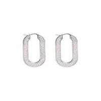 trend jewelry earrings two color square for female hoop earrings wedding party fashion jewelry gift