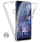 360 полноразмерный Прозрачный чехол для Huawei P40 Lite E ART-L28 L29N CDY-NX9A PC + силиконовый двойной прозрачный чехол для Huawei P40 Pro ELS-N04 Shell