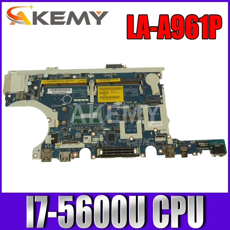 

CN-0Y15C1 0Y15C1 Y15C1 For DELL Latitude E7450 Laptop Motherboard ZBU11 LA-A961P SR23V I7-5600U CPU