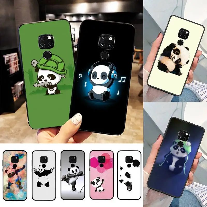 

Yinuoda Cute Cartoon Panda Phone Case For Huawei Nova 3I 3E 7se mate 9 10 20 30 lite 40 Pro funda case