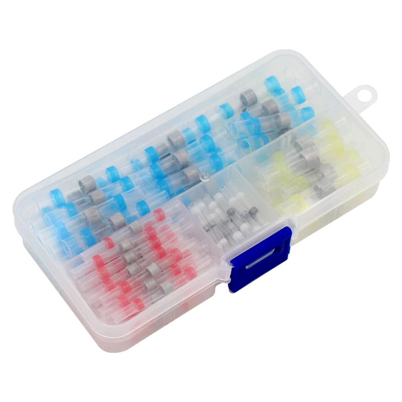 100 шт. термоусадочные стыковые соединители для проводов|Терминалы| |