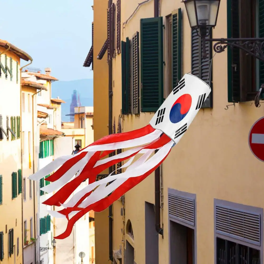 Настраиваемый флаг в полоску ветрозащитный Южная Корея полиэфирная ткань