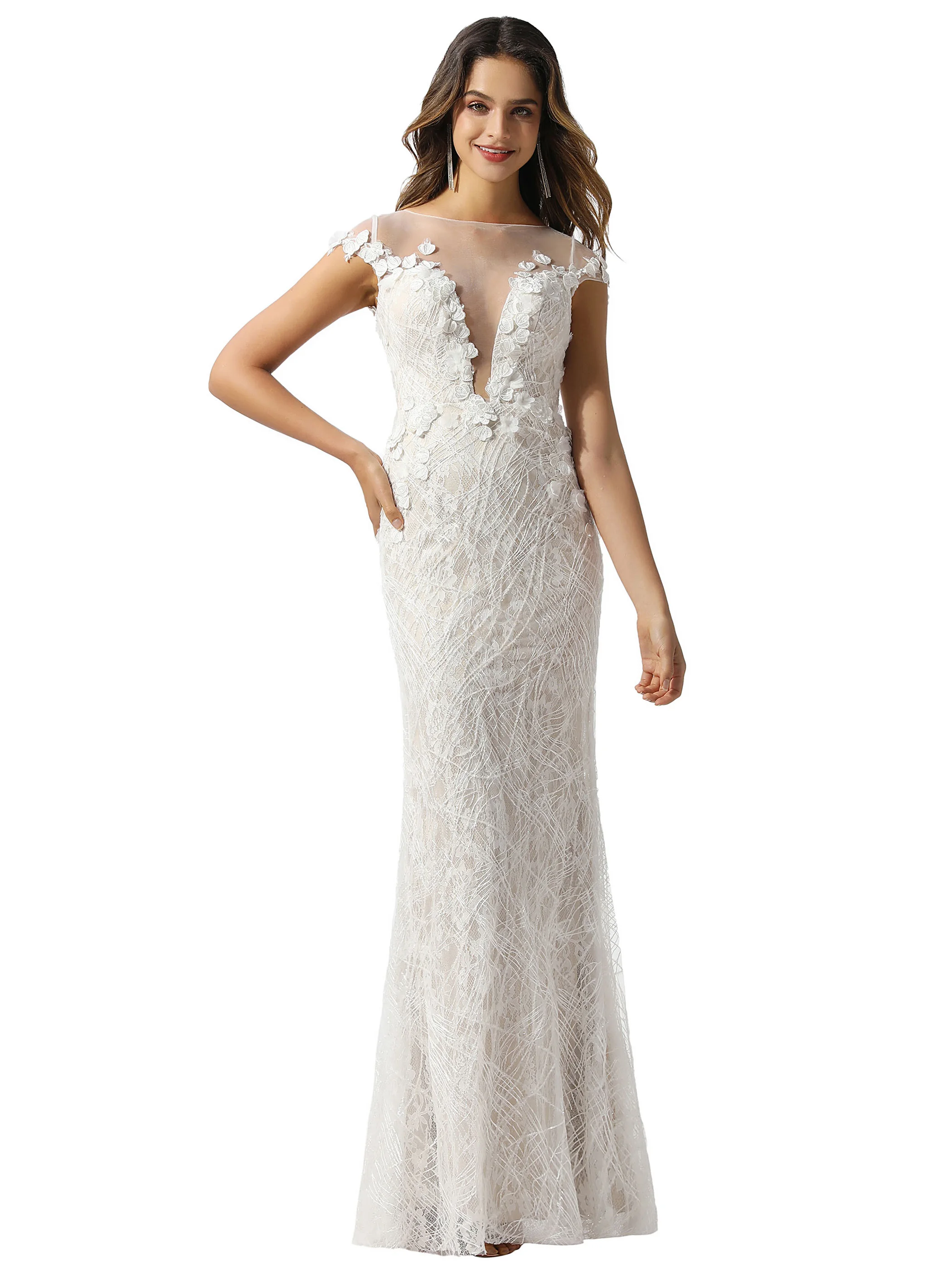 Tanpell/кружевное свадебное платье цвета слоновой кости с вырезом лодочкой