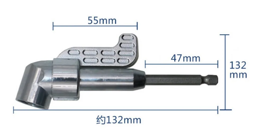 1/4 Inch Hex Shank Drill Bit Angle Driver 105 Degree Right Angle Driver Screwdriver Power Tool Accessories enlarge