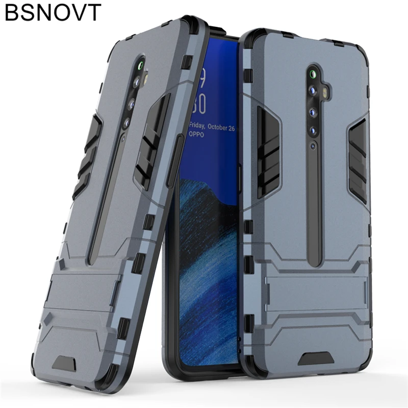 for oppo reno2 z case phone holder hard pc heavy armor shell anti konck phone case for oppo reno2 z case for oppo reno 2 z case free global shipping