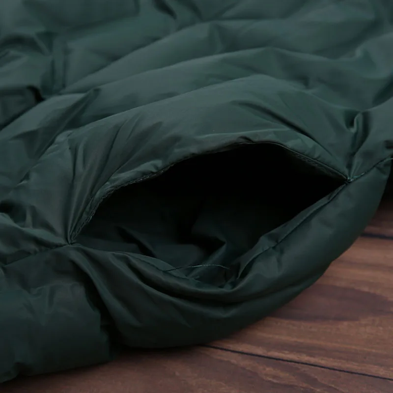 2021 Winter Green Long sleeve Women parkas Hooded Thick warm coats Oversize Loose irregular Female Down cotton YNZZU 9O007 | Женская