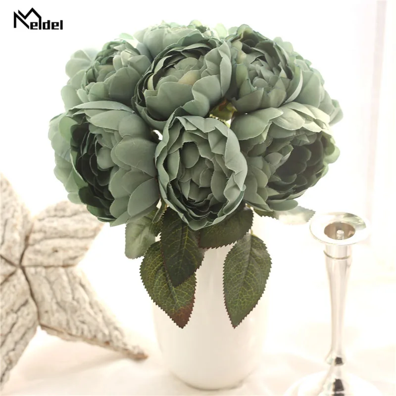 Букет невесты Meldel искусственный цветок Розовый пион сделай сам украшение для