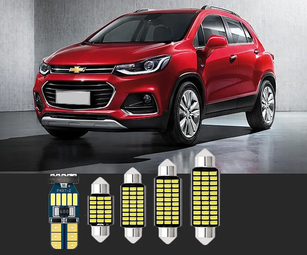 6 шт. интерьерные светильники для Chevrolet T10 и 36 мм Cruze Equinox Cheyenne City Express Cobalt Colorado