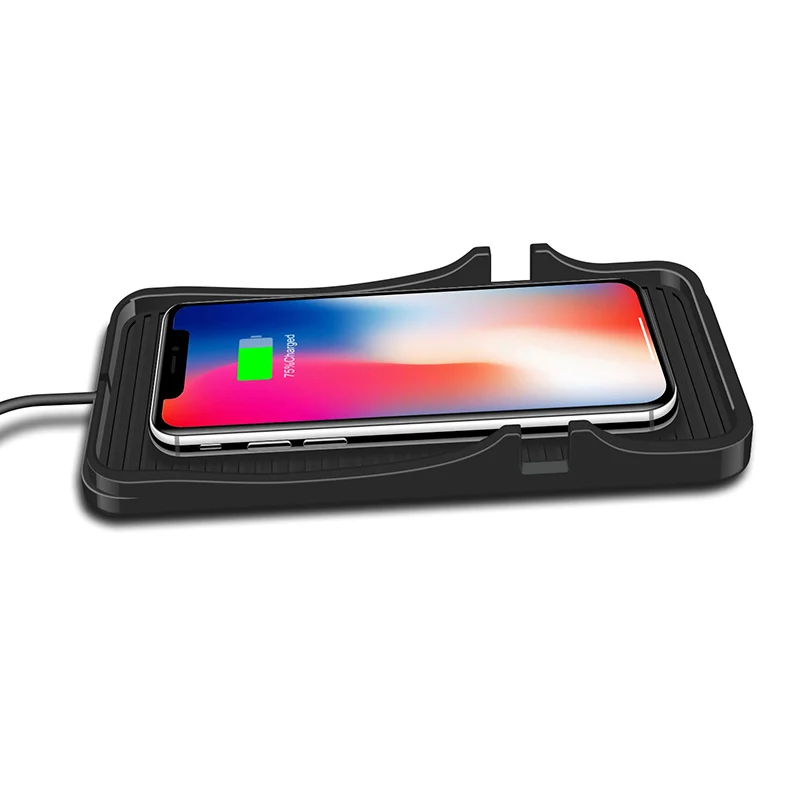 

Автомобильное беспроводное зарядное устройство Противоскользящий силиконовый коврик зарядный коврик для телефона Быстрая зарядка EM88