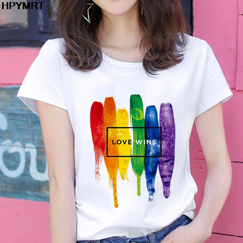 

Новая летняя женская футболка с принтом love wins Tie dye, модная женская футболка с графическим принтом, женские футболки Harajuku
