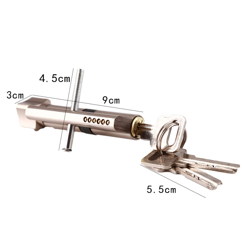Высококачественные эксцентриковые замки с сердечником алюминиевый цилиндр для