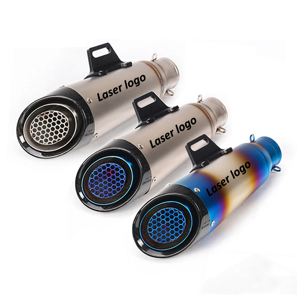 Мотоциклетный выхлопной трубы модифицированный глушитель из углеродного