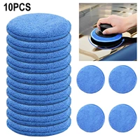 10pcs clean buffer car cleaning soft vehicle accessories foam applicator car wax sponge dust remove auto care polishing pad