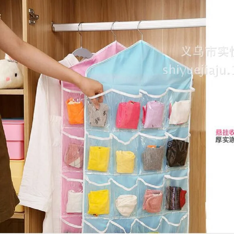 

Transparent Visual 16-grid Bag Bag Bath, Waterproof Household Appliances, Clothing, Jewelry, Underwear, Socks, Classified Bags