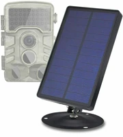 solar panel dc 2a 3600mah power charging for all hunting trail game camera 12v