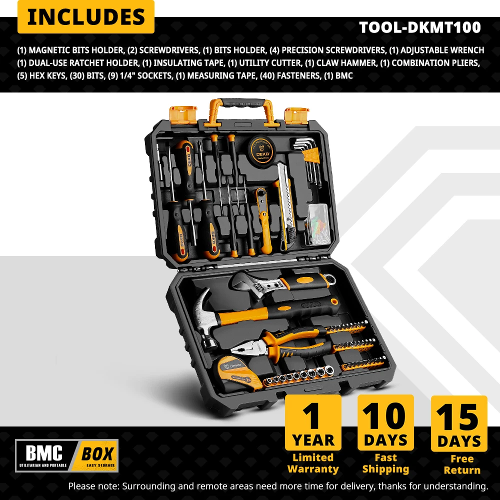 

Набор торцевых ключей DEKO для авторемонта